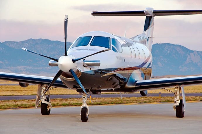 A Pilatus PC12
