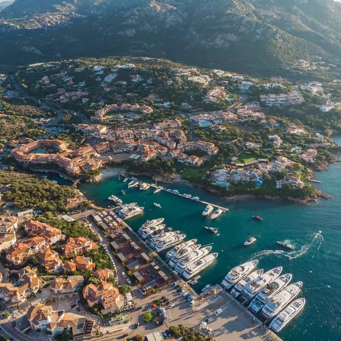 Porto Cervo from above