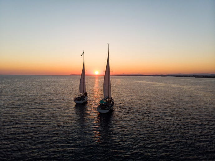 Sail between the islands of Mallorca, Ibiza, Menorca and Formentera at your own pace