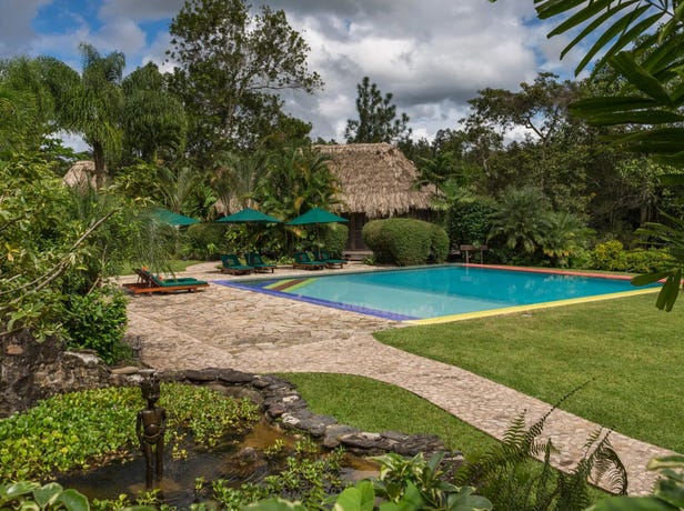 The pool at Blancaneaux
