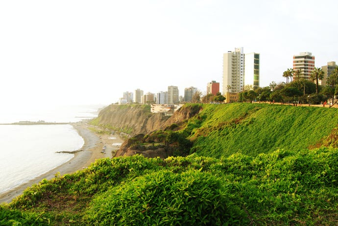 Welcome to Miraflores, Lima, Peru.
