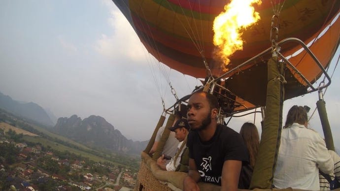 Soaring over Laos