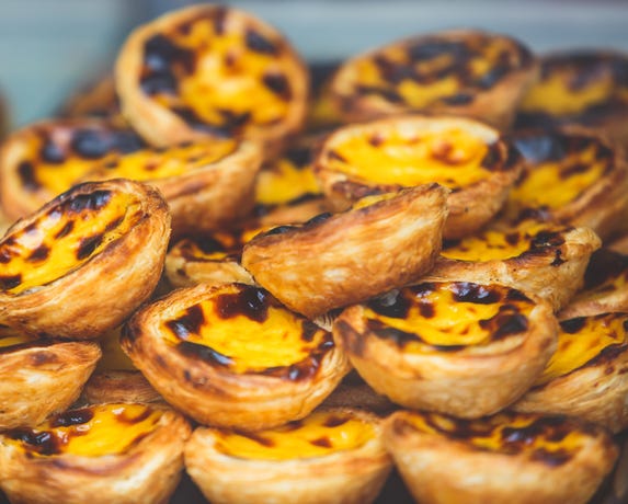 Delicious Pasteis de nata in Porto
