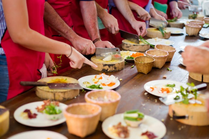 Enjoy a hands-on cooking class
