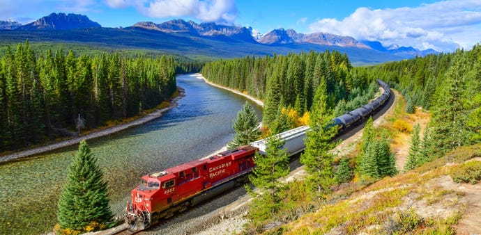 The incredible landscapes along the route