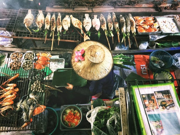 Street food is practically a delicacy in Thailand