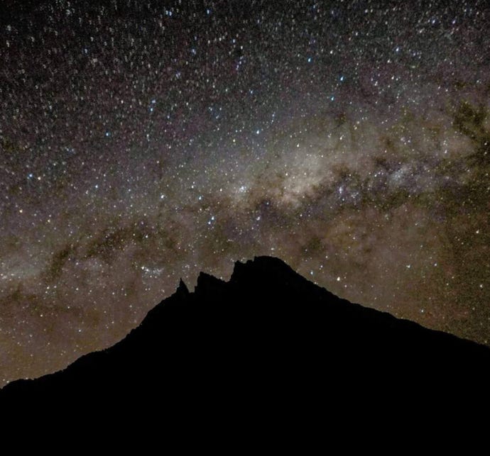 The Milky Way from Bariloche
