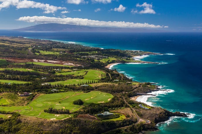 Lanaii is a green gem and within sight of Maui. ©Hawaii Tourism Authority (HTA) / Tor Johnson