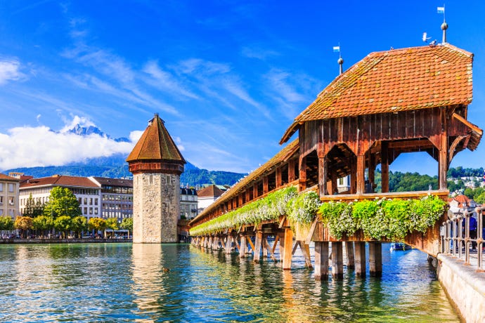 Chapel Bridge, the pride and joy of Lucerne
