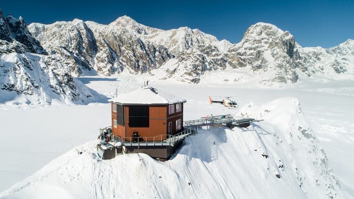 The Sheldon Chalet is only accessible via helicopter