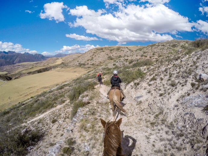 The Andes' varying terrain means no day is the same on this horseback trip