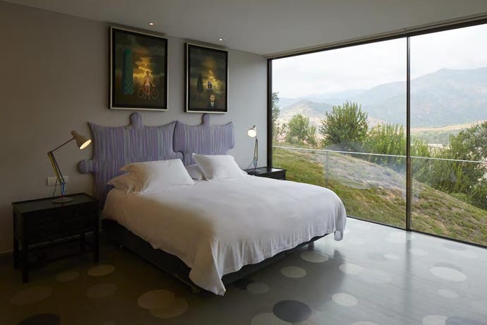 Your glass-enclosed suite at Viña Vik
