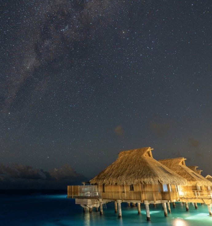 The stars from Bora Bora
