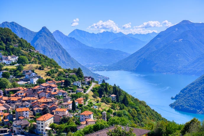 The incredible Lake Lugano