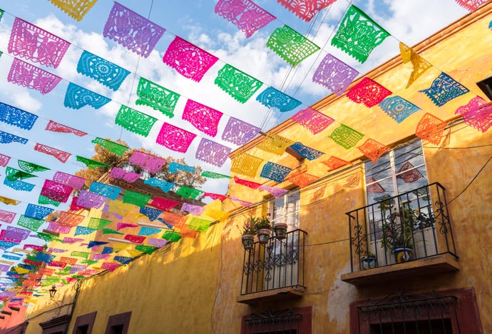 Festive streets of Centro Historico
