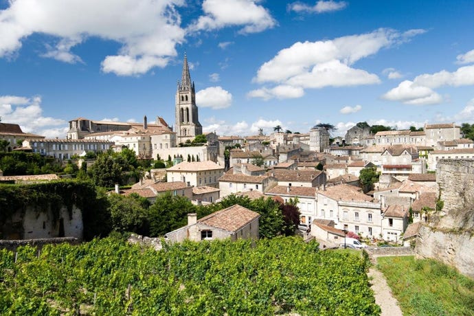 The medieval town of Saint Emilion
