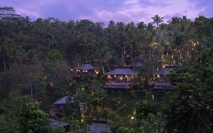 Capella, hidden in the jungles of Ubud
