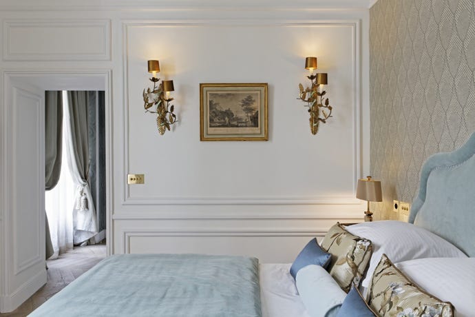 Here, you'll feel like you're in your very own elegant Parisian apartment
