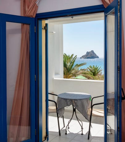 A room with a view is the best place to stay on Crete