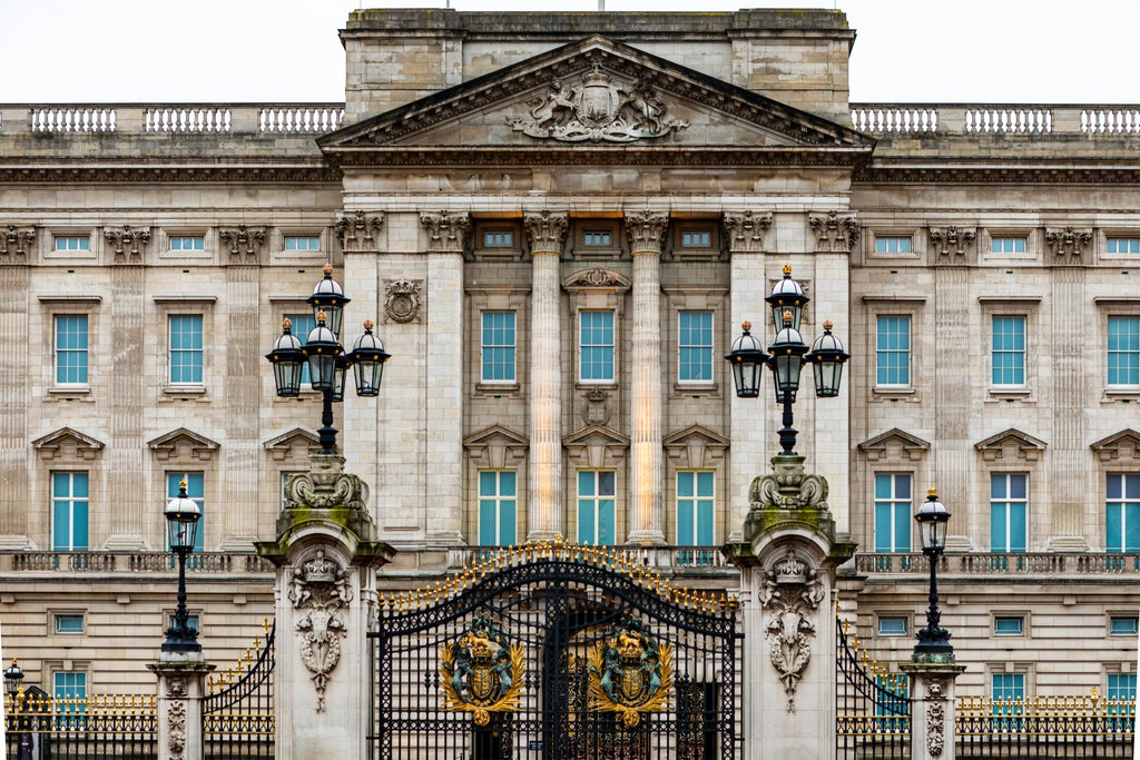 Historic Royal Walk with elegant architecture; sunlit Westminster Abbey facade, regal stone details, and pristine architectural symmetry in early morning light