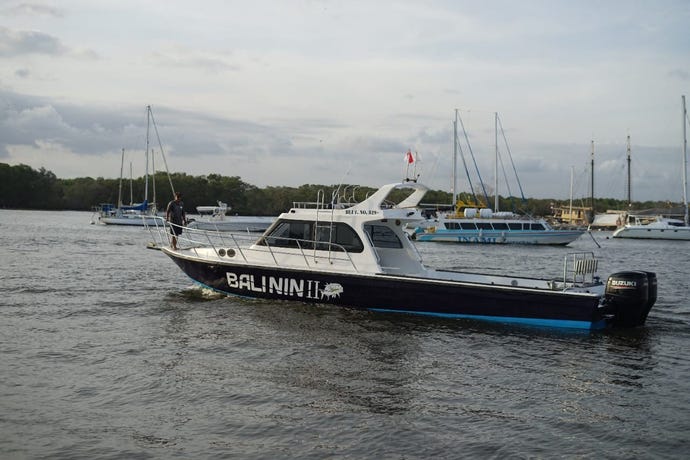 Your vessel for fishing and snorkeling around the coast of Bali
