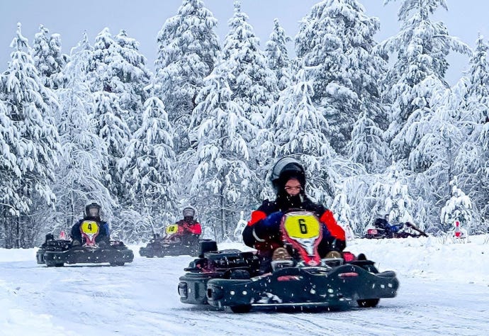 Ice karting
