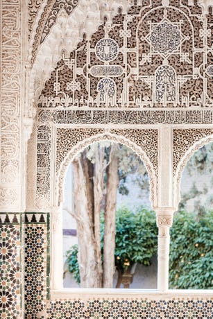 Windows of Alhambra.
