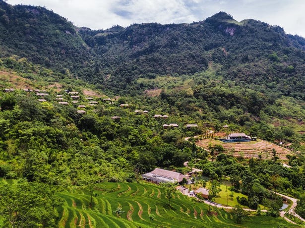 Aerial of Avana Retreat
