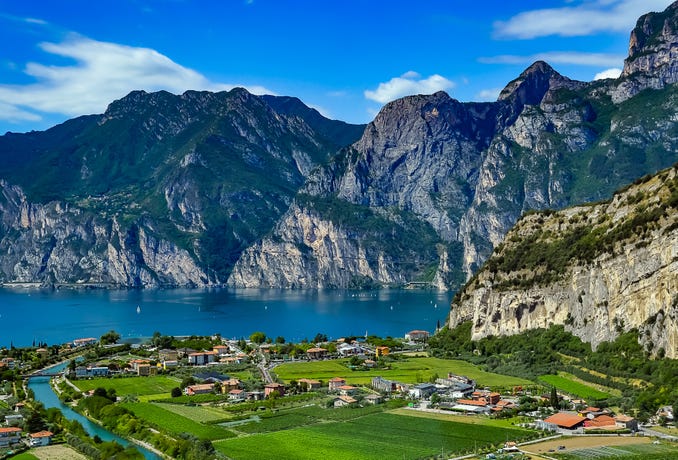 The view from Lake Garda