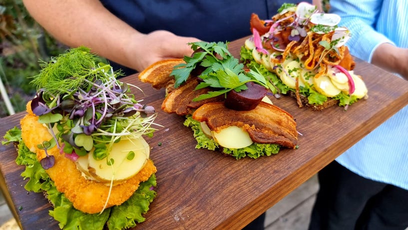 Savor a traditional smørrebrød for lunch
