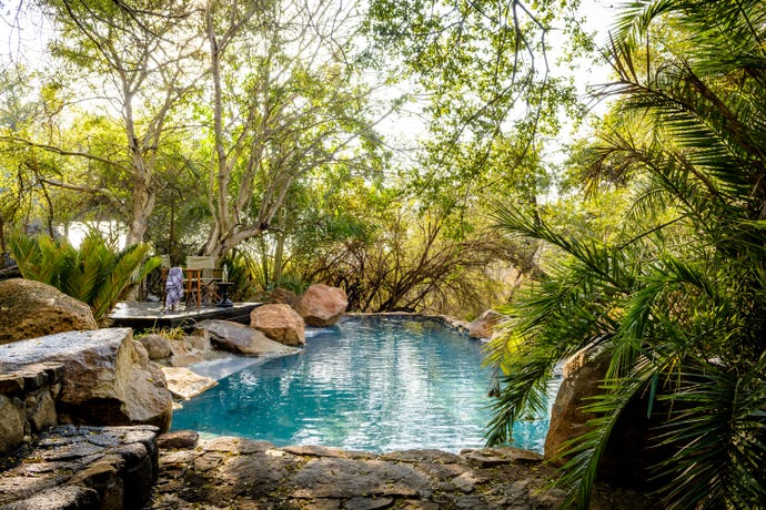 The main pool at the lodge
