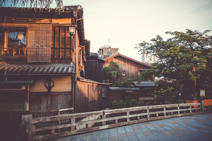 A traditional Machiya home
