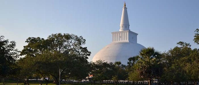 The ancient kingdom of Anuradhapura