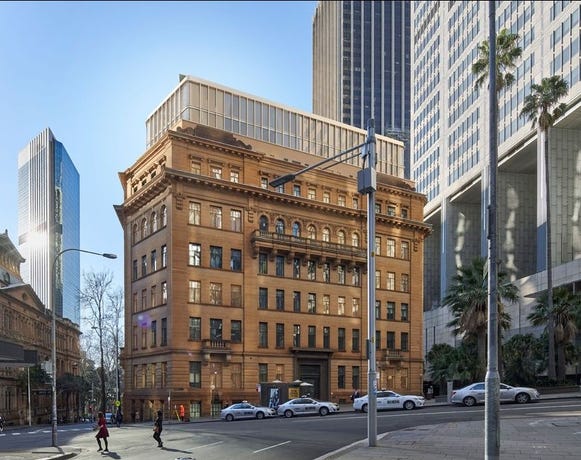 Historic downtown Sydney building