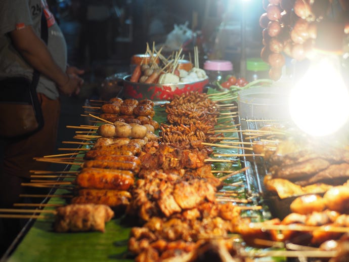 Street food at the Night Bazaar
