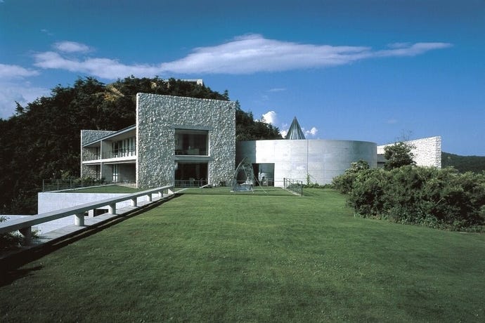 Museum House Exterior, designed by Tadao Ando