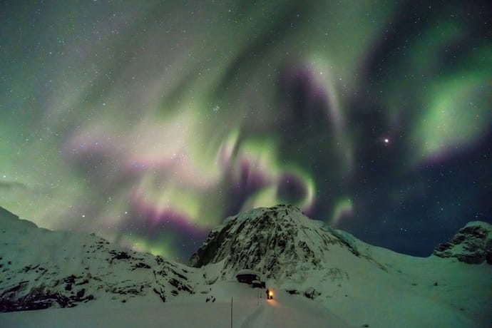 No light pollution will disturb the spectacle at the sky