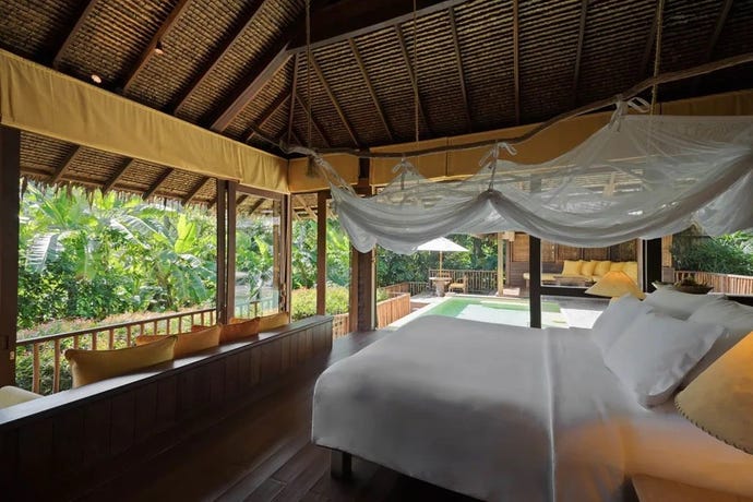 All villas come with a private pool

