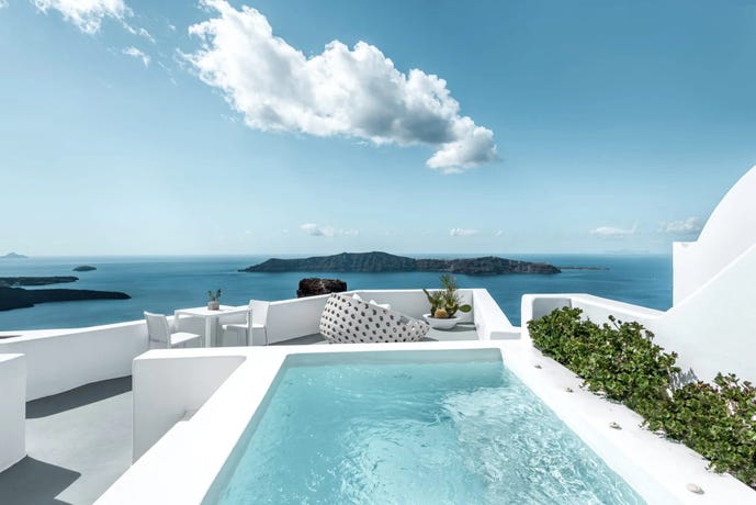 Take in the immaculate views from your private plunge pool
