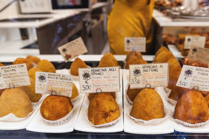 Arancini, a local favorite!
