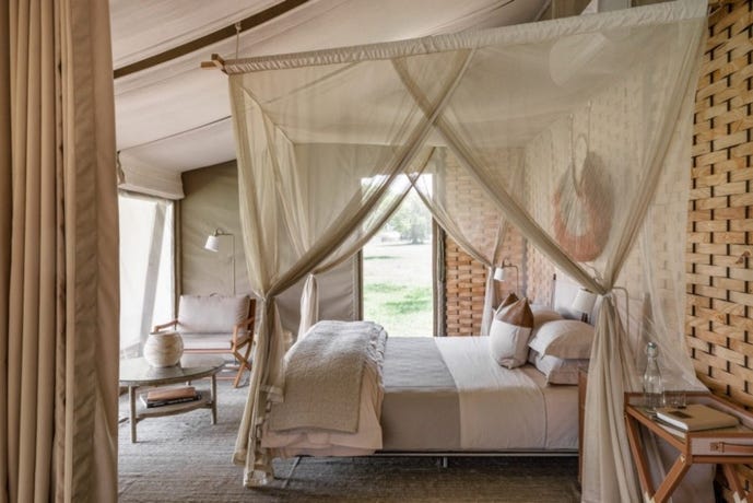 Glamping with Singita