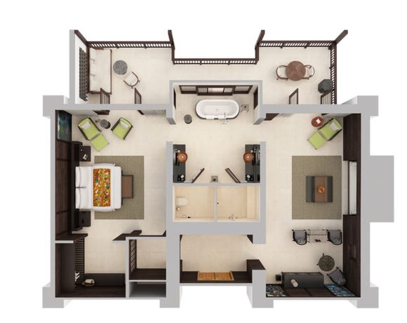 Suite floorplan
