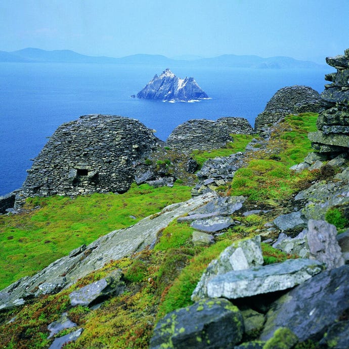 The Skellig Islands of Star Wars Fame