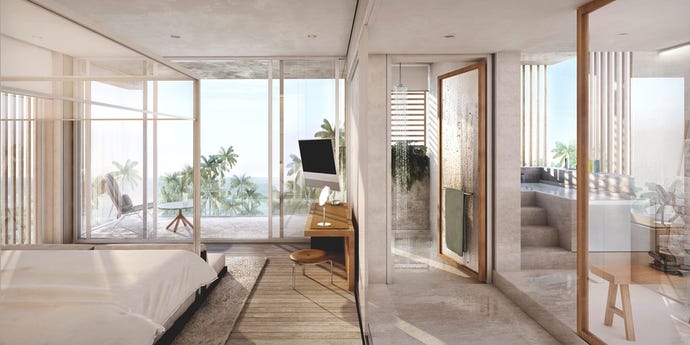 The Signature Ocean Suites overlooking the surf