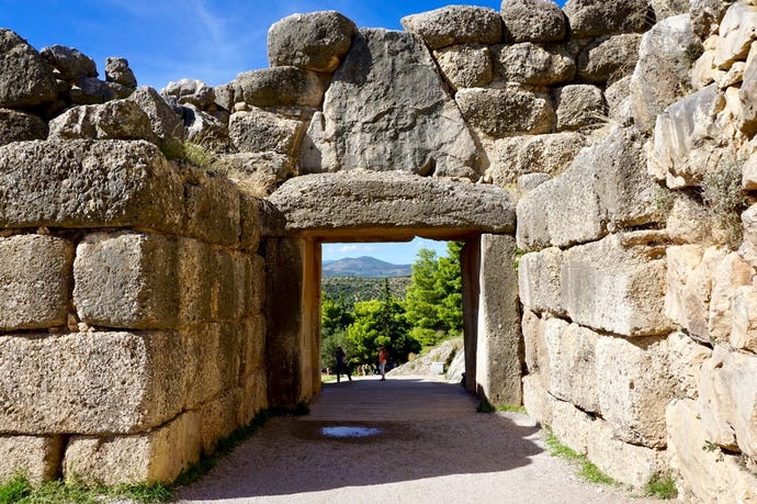 Ancient history feels palpable in the ruins of Mycenae. Source: Peter Maerky / Shutterstock