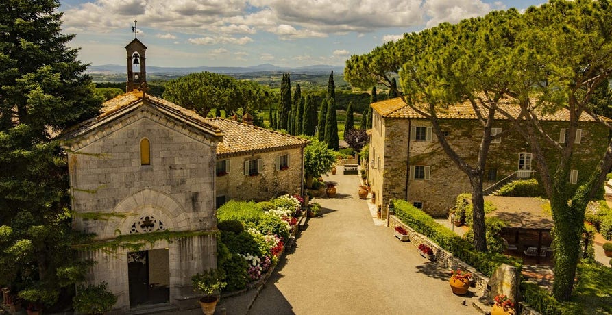 Stroll through the restored medieval town of Borgo San Felice
