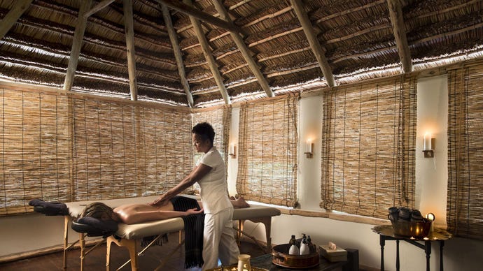 andBeyond Benguerra Island's Massage Sala
