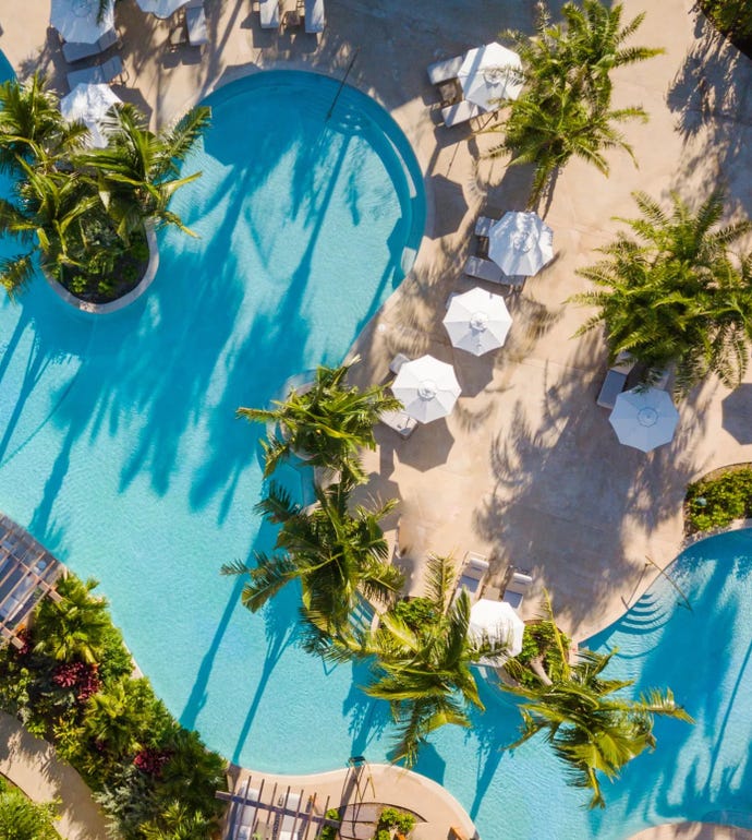 The pool at Rosewood Baha Mar
